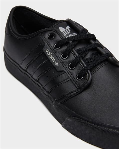 adidas black mens sneakers|all black Adidas sneakers men.